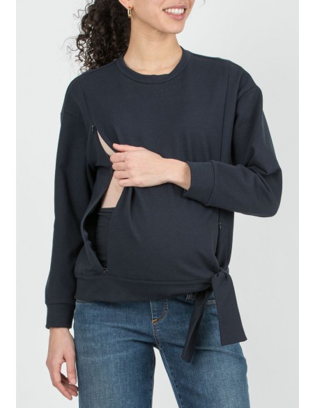 Sudadera Premamá y Lactancia Anudada