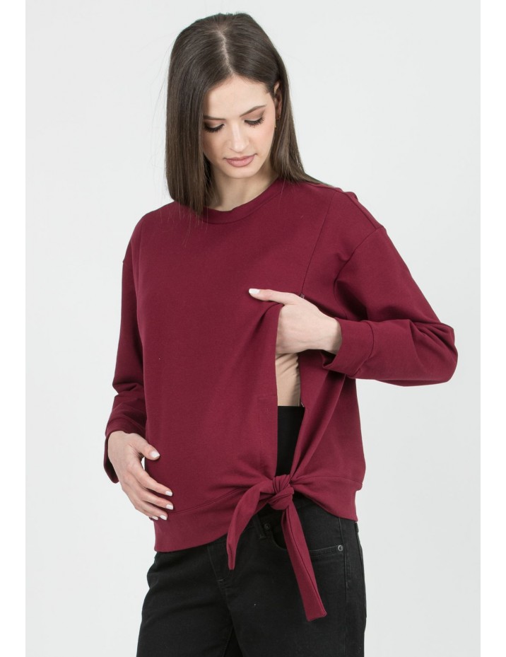 Sudadera Premamá y Lactancia Anudada
