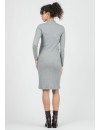 Vestido Premamá Canalé Cinturón Gris