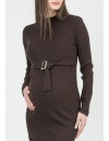 Vestido Premamá Canalé Cinturón Marrón