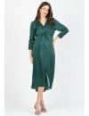 Vestido Premamá y Lactancia Lunar Verde